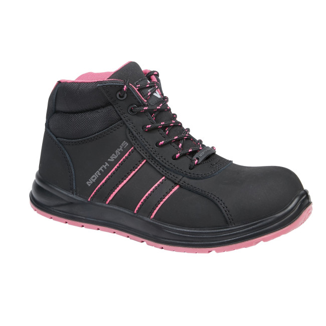 WYSOKIE BUTY BEZPIECZEŃSTWA VENUS CZARNE - NORTH WAYS