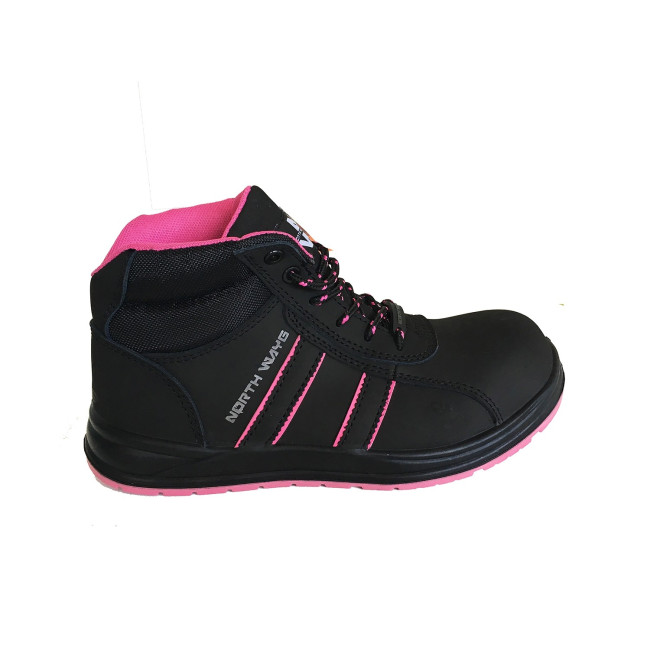 HOGE VEILIGHEIDSSCHOENEN VENUS ZWART - NORTH WAYS