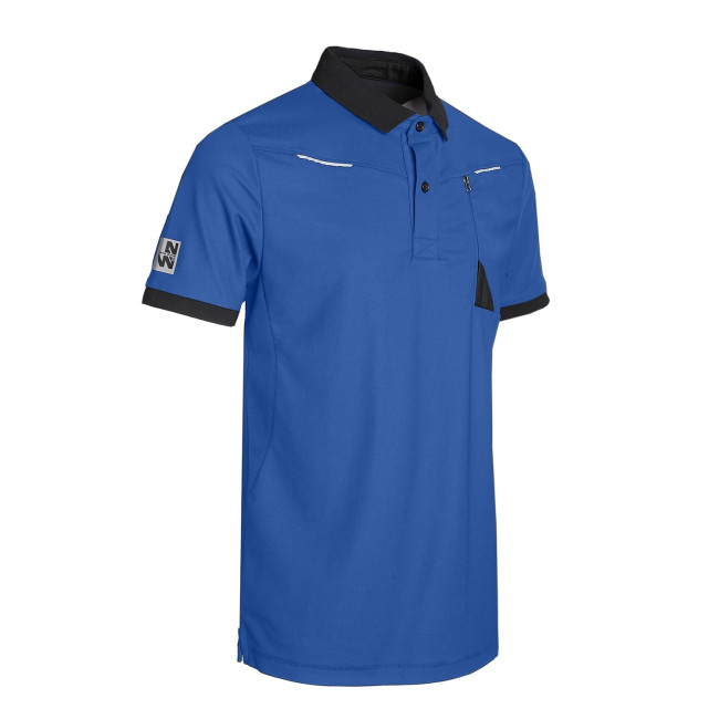 ARBEITSPOLO HORTEN BLAU/SCHWARZ - NORTH WAYS
