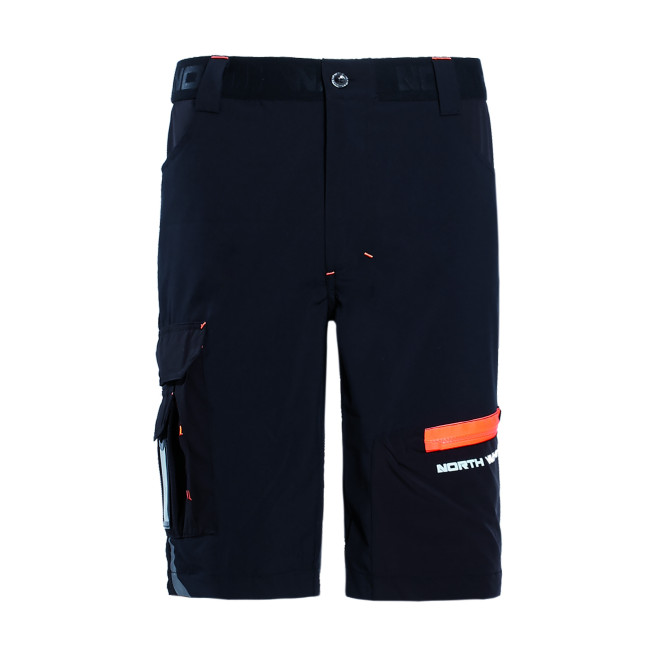 ARBEITSSHORTS HORN SCHWARZ / ORANGE - NORTH WAYS