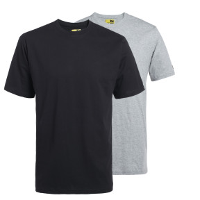 T-SHIRT MANCHES COURTES DE TRAVAIL RACING GRIS / NOIR - NORTH WAYS