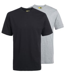 T-SHIRT MANCHES COURTES DE TRAVAIL RACING GRIS / NOIR - NORTH WAYS