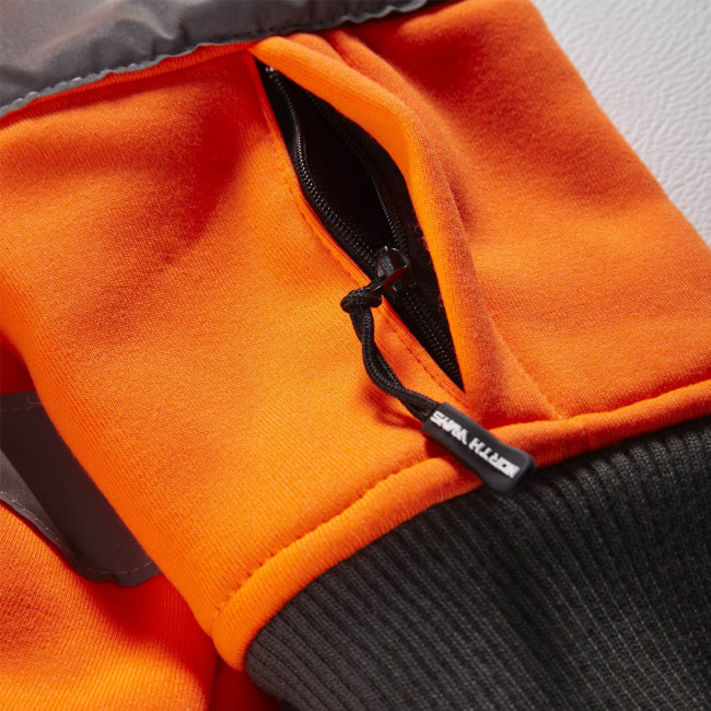 SWEAT HV DE TRAVAIL NEON ORANGE FLUO - NORTH WAYS