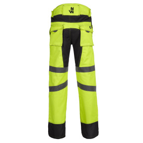 PANTALON HV DE TRAVAIL BELLUS JAUNE - NORTH WAYS