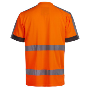 KOSZULKA KRÓTKI RĘKAW HV ROBOCZA ARMSTRONG POMARAŃCZOWY FLUO - NORTH WAYS