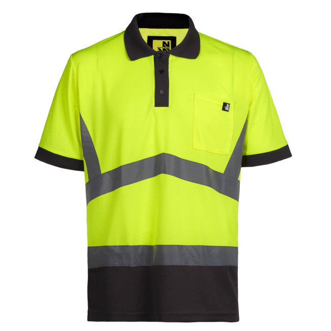 POLO HV DE TRAVAIL APOLLO JAUNE - NORTH WAYS