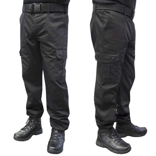 Schwarze matte Sicherheitshose - Patrol