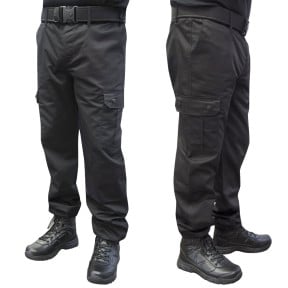 Sicherheitshose in mattschwarz -Patrol Equipement