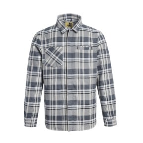 CHEMISE MANCHES LONGUES DE TRAVAIL EXUPERY GRIS / BLEU - NORTH WAYS
