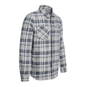 WERKHEMD LANGE MOUWEN EXUPERY GRIJS / BLAUW - NORTH WAYS