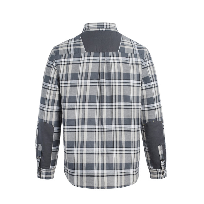 CHEMISE MANCHES LONGUES DE TRAVAIL EXUPERY GRIS / BLEU - NORTH WAYS
