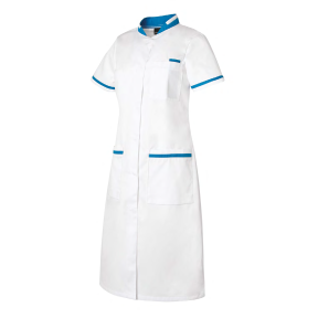 BLOUSE FEMME ANGELINA BLANC/BLEU HOPITAL - HASSON