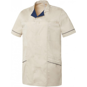 TUNIQUE HOMME ALEXIS BEIGE/NAVY - HASSON