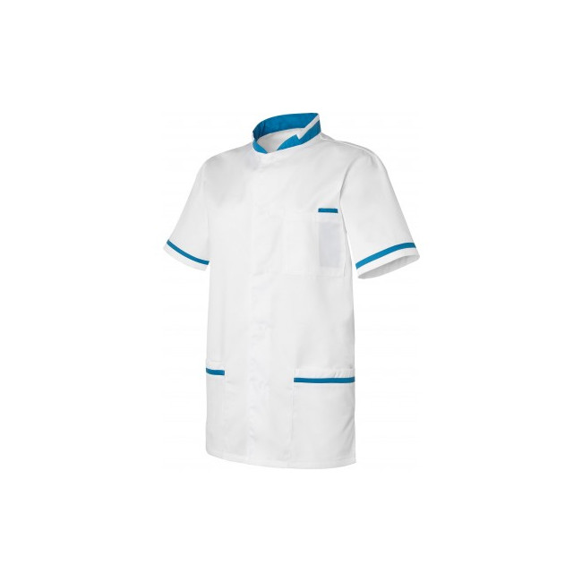 HEREN TUNIEK ANGE WIT/BLAUW ZIEKENHUIS - HASSON