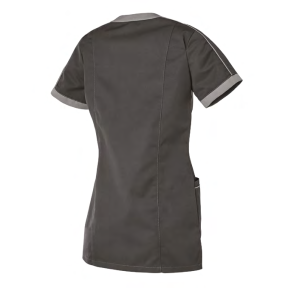 TUNIQUE FEMME LOU CHARBON/GRIS MOYEN - HASSON