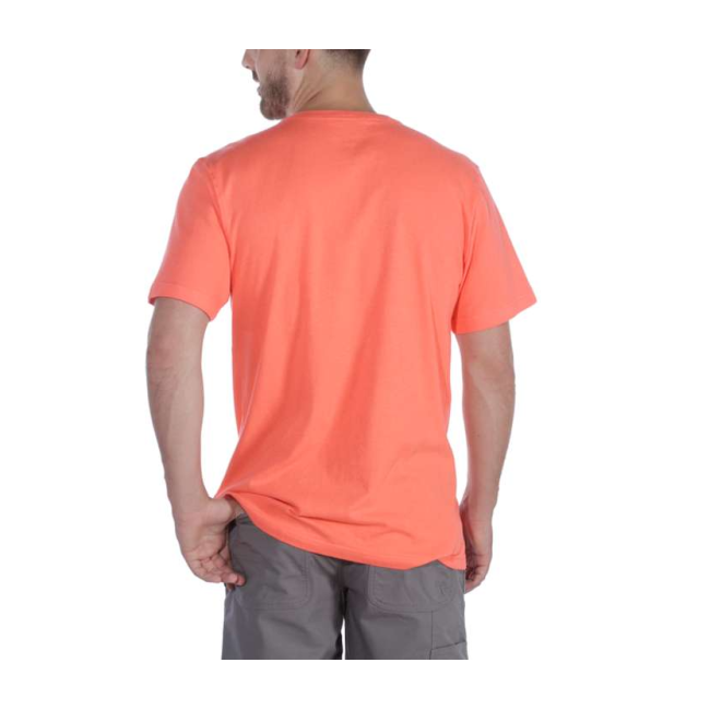 WARM WEATHER S-S POCKET T-SHIRT 104266 O12-HOT CORAL