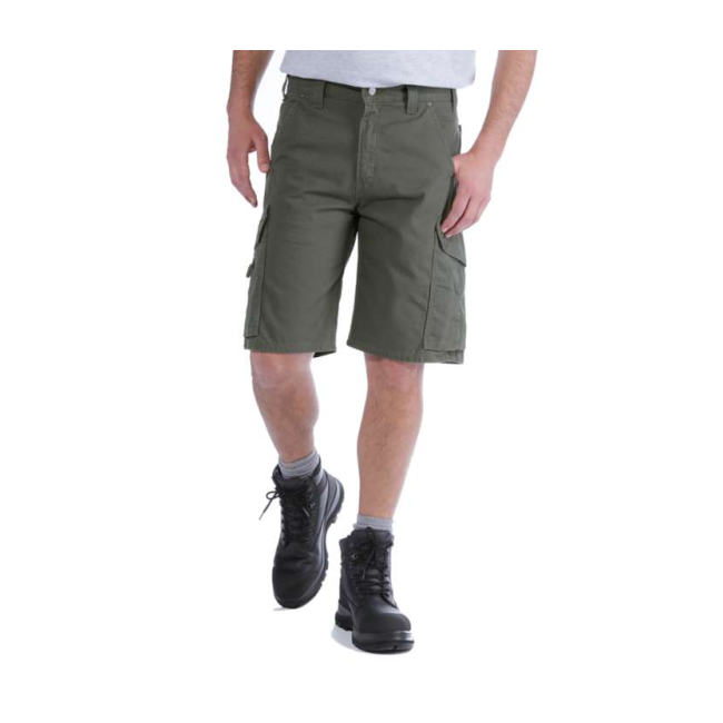 RIPSTOP CARGO WORK SHORT B357 316-MOS-MOSS