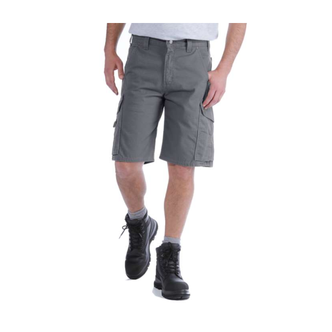 RIPSTOP CARGO WORK SHORT B357 039-GVL-GRAVEL 