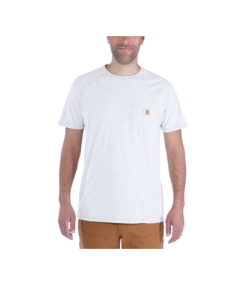Tee-shirt Force avec poche Blanc - CARHARTT