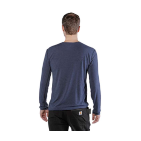 FORCE EXTREMES T-SHIRT L-S 102998 981-NAVY HEATHER