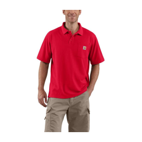CONTRACTORS WORK POCKET POLO K570 ROT-ROT