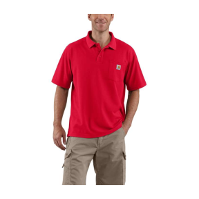 CONTRACTORS WORK POCKET POLO K570 ROOD-ROOD