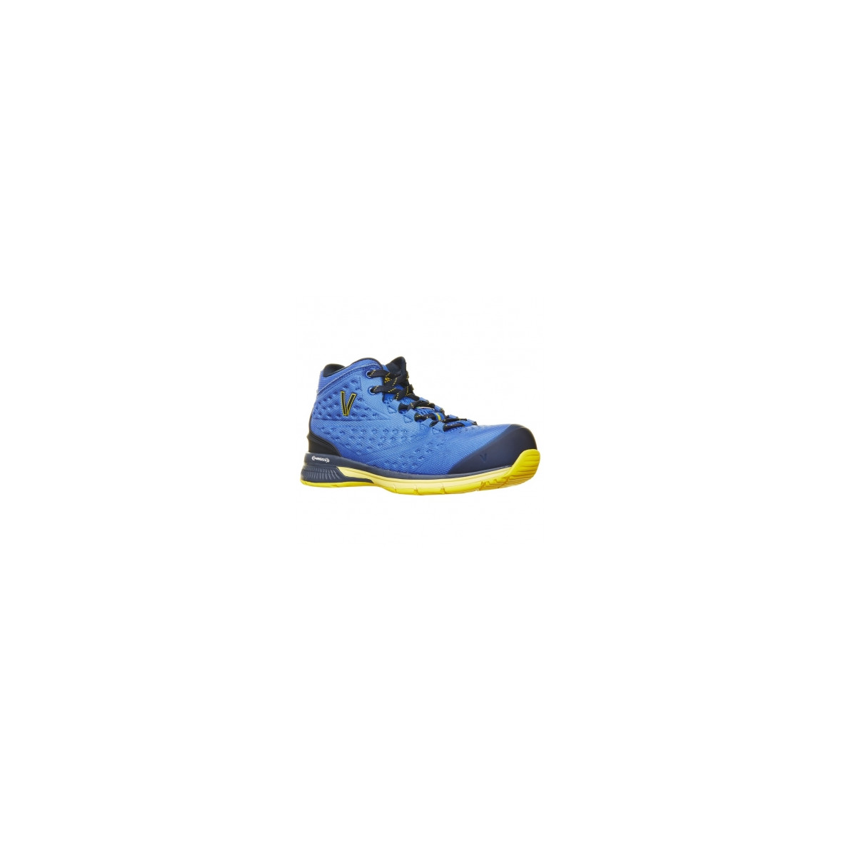 Calzado de seguridad Basketball HX S1P EM67 Amarillo/azul Vismo
