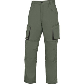 WERKBROEK MACH2 IN POLYESTER / KATOEN GROEN/ZWART - DELTA PLUS
