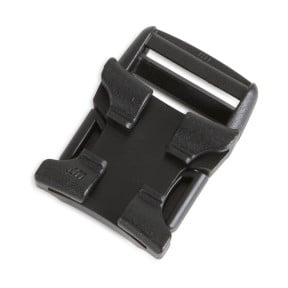 Zijgesp 25 mm voor MOLLE systeem Zwart - Tasmanian Tiger