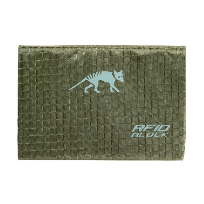 Porte carte de crédit RFID BLOCK olive - Tasmanian Tiger