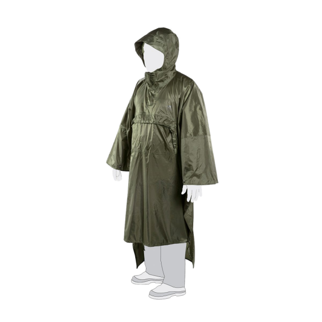 Poncho Léger Camping Poncho De Pluie Imperméable Anyoo - Léger Avec Capuche Réglable - Pour Randonnée, Camping Et Plein Air Poncho Léger Polyester