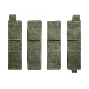 Lot de 4 adaptateurs Molle/Velcro Olive - Tasmanian Tiger