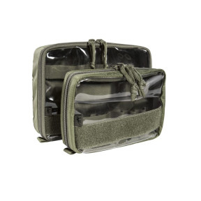 Set de 2 poches MEDIC de rangement transparentes velcro olive - Tasmanian Tiger