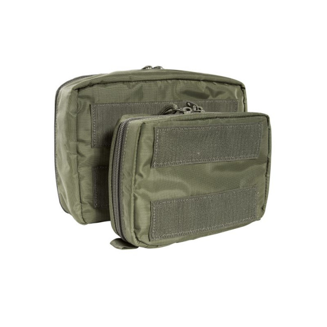 Set de 2 poches MEDIC de rangement transparentes velcro olive - Tasmanian Tiger