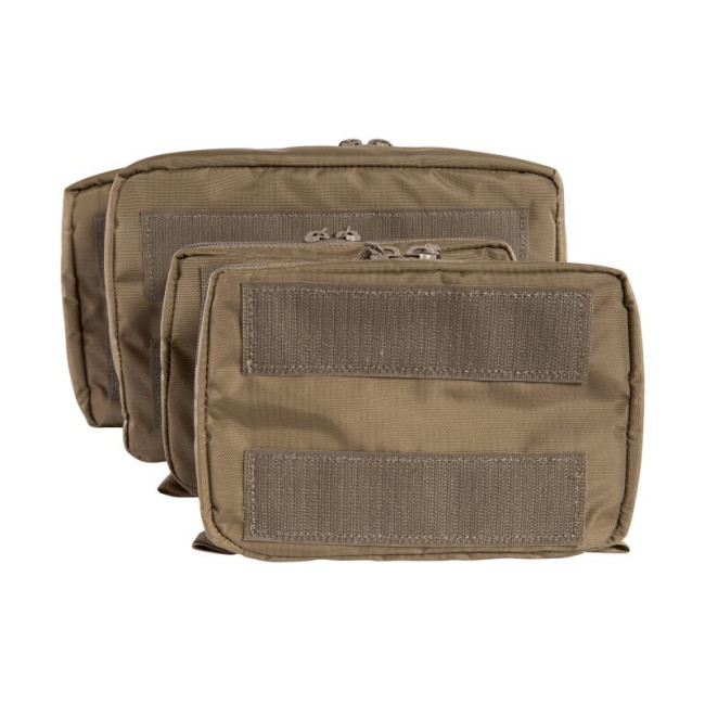 Set van 2 MEDIC opbergzakken transparant velcro coyote - Tasmanian Tiger