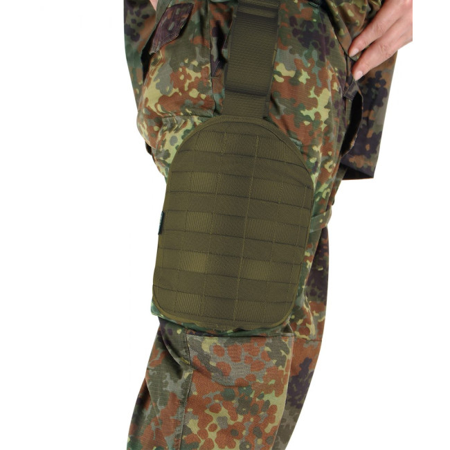 Plaque de jambe avec système MOLLE - olive - Tasmanian Tiger