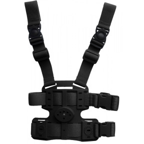 Oberschenkelplatte mit 2 Riemen 8K18 - Schwarz - Vega Holster