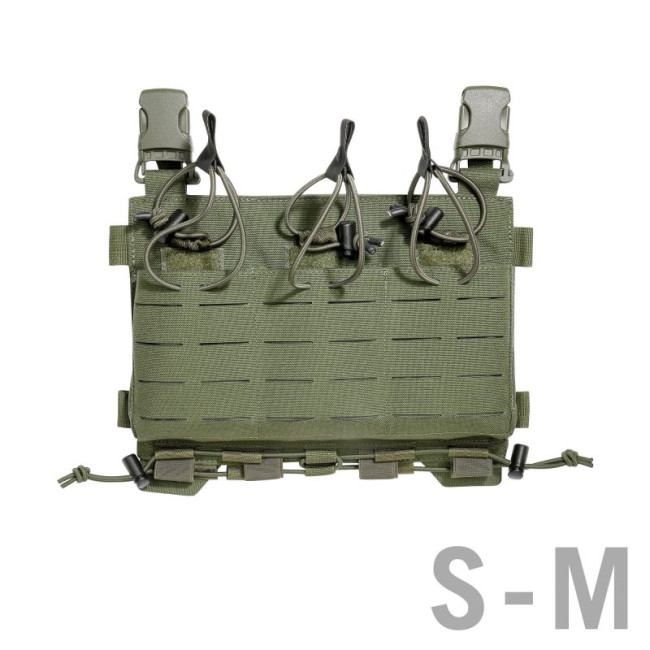 3 enkele M4 magazijnhouders olijf - Tasmanian Tiger
