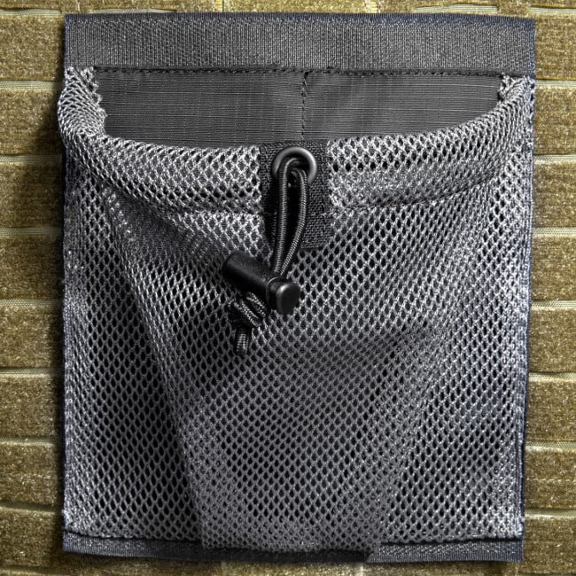 TT MODULAR COLLECTOR M VELCRO - POCHE FILET - 12X10X1CM - NOIR
