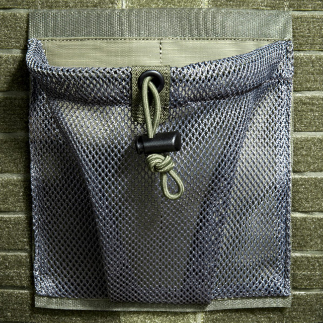 TT MODULAR COLLECTOR M VELCRO - NETZTASCHE - 16X16X1CM - OLIVE