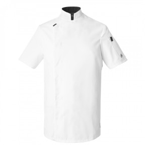 Veste SHADE homme manches courtes Blanc - Molinel