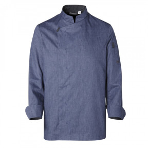 SHADE heren vest lange mouwen Blauw Denim - Molinel