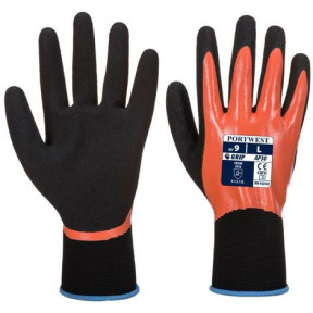 Gants Dermi Pro Orange et Noir - Portwest