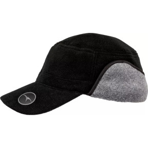 Casquette en micropolaire Iceguard Noir / Gris - Albatros