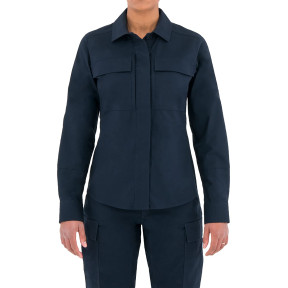 Chemise BDU femme Tactix L/S bleu nuit - First Tactical