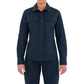 Chemise BDU femme Tactix L/S bleu nuit - First Tactical