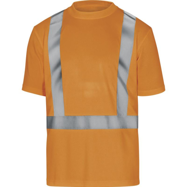Polyester T-shirt hoge zichtbaarheid Oranje - Delta Plus