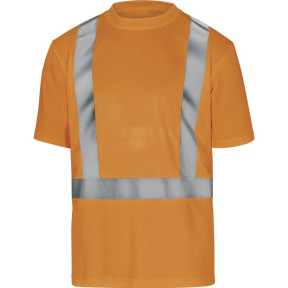 Polyester T-shirt hoge zichtbaarheid Oranje - Delta Plus