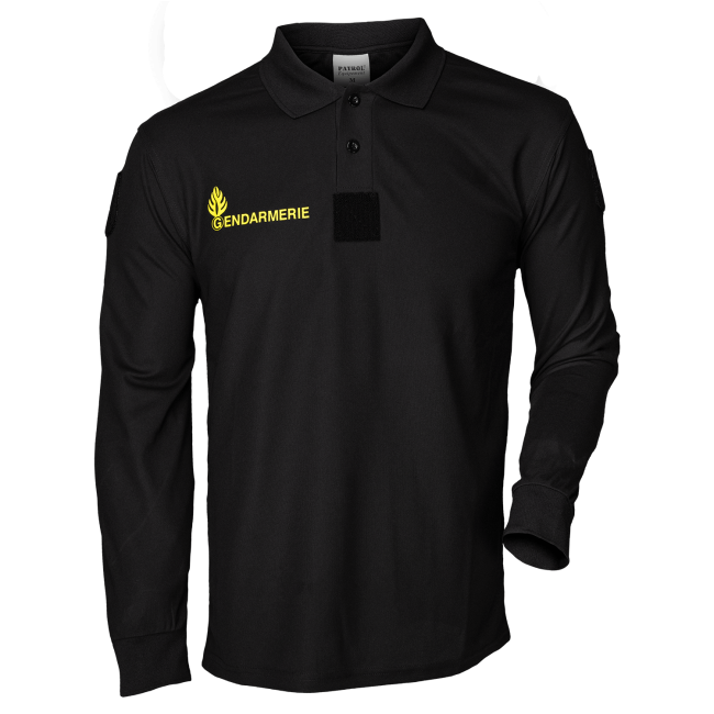 Polo Żandarmeria Mobilna Cooldry + Rzepy Czarne - Patrol