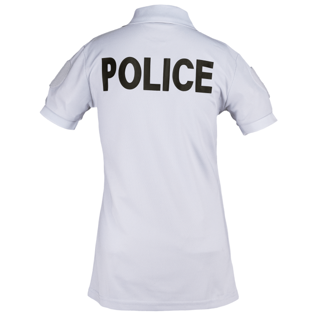 Dames Politie Polo Cooldry in piqué mesh Grijs (gletsjerblouw) - Patrol